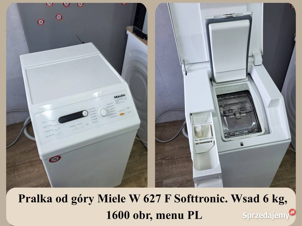 Pralka góry Miele W 627 F Softtronic 6 1600 obr Dom i Ogród dolnośląskie Wrocław sprzedam