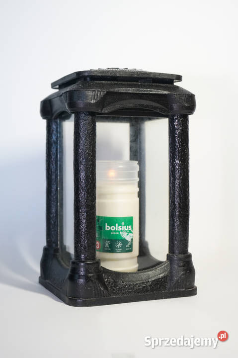 Czarny znicz żywiczny kapliczka roma śląskie Częstochowa