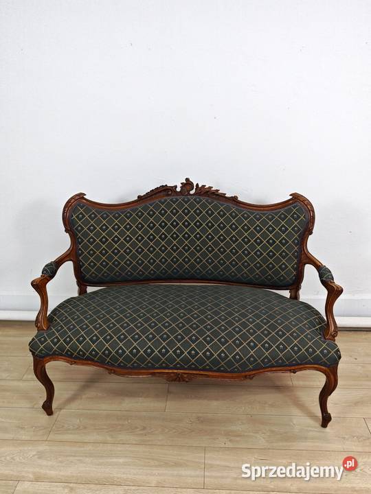 Piękna sofa kanapa w stylu rokoko ludwika Sandomierz