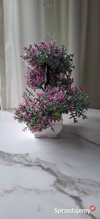 Sztuczne drzewko Bonsai z doniczką miniaturka Małkinia Górna