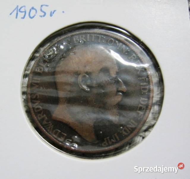 Wielka Brytania 1 Pens 1905r W Holderze Kalisz sprzedam