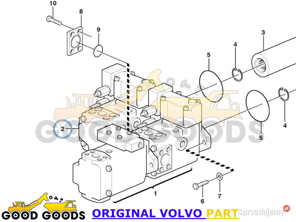 VOLVO POMPA HYDRAULICZNA P1 15043454 11173536 Władysławów