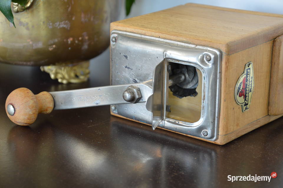 drewniany MŁYNEK do kawy stary Zassenhaus Jastrzębie-Zdrój