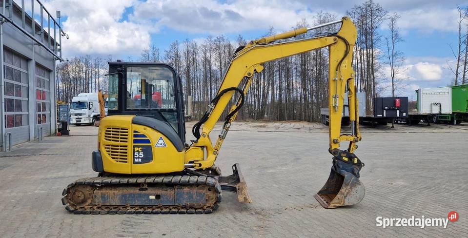 Wynajem koparki gąsienicowej Koamtsu PC55