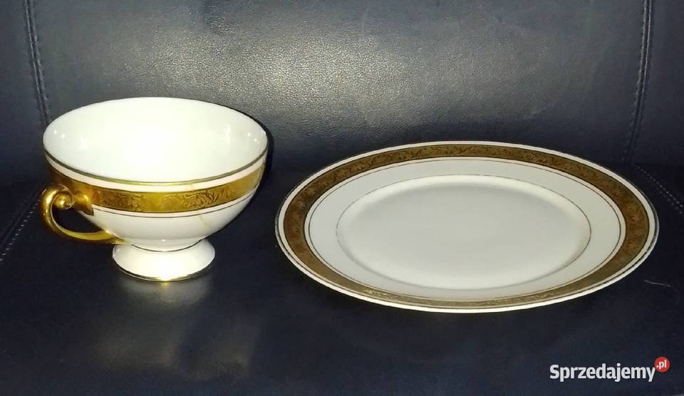 Filiżanka i talerzyk Giesche Nakło nad Notecią