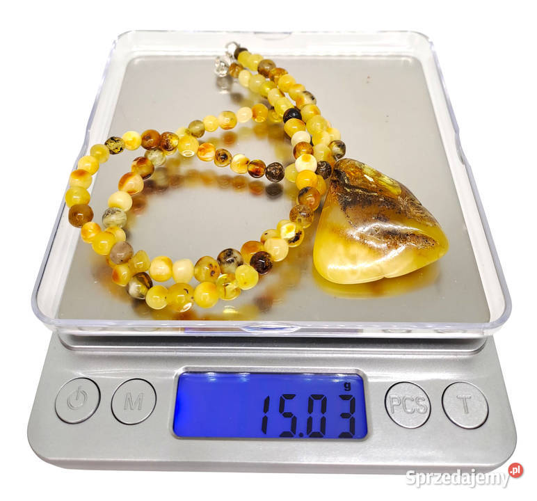 Korale z bursztynu BURSZTYN bałtycki baroczek mazowieckie Warszawa sprzedam