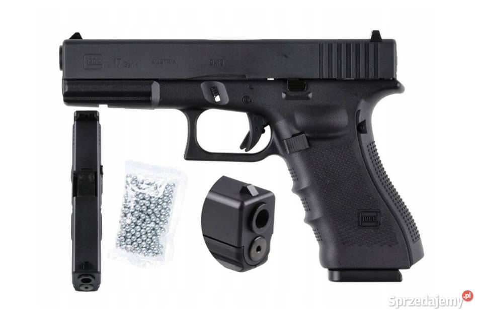 Wiatrówka GLOCK 17 GEN 4 45mm BB CO2 METALOWY Stalowa Wola