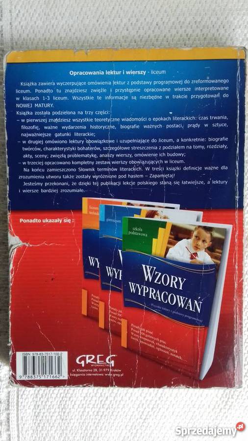 Opracowania lektur i wierszy Podręczniki mazowieckie