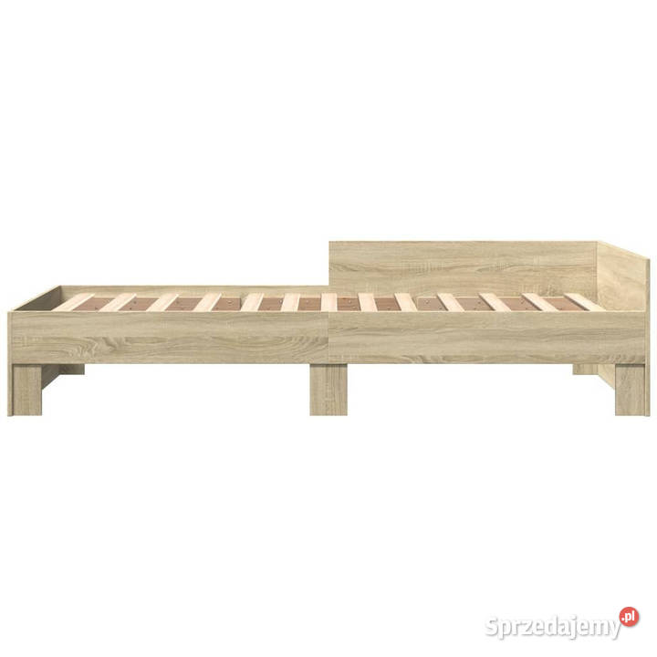 Łóżko bez materaca dąb sonoma 75x190 WM849595 Warszawa sprzedam