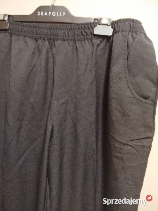 Eleganckie spodnie rozmiar 4850 na szersze Biecz sprzedam