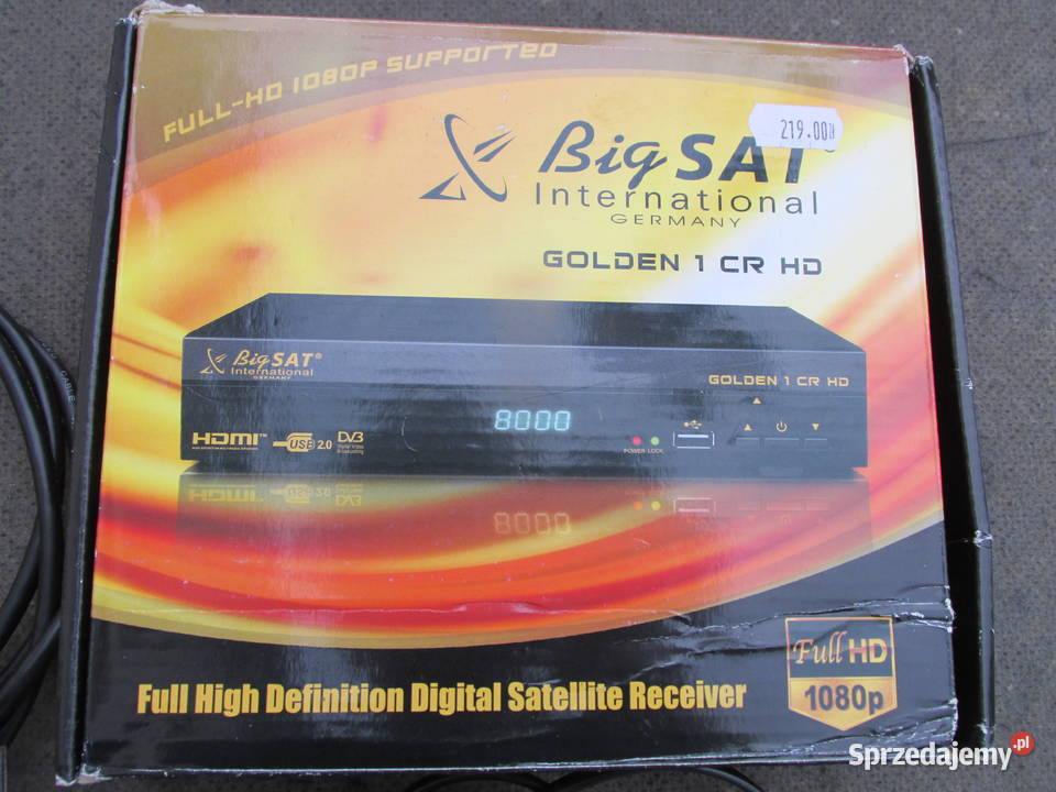 Dekoder satelitarny Big Sat Golden 1 CR HD SMART Kraków