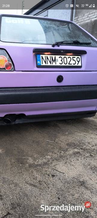 Vw golf 2 16 72 lpg 72KM Łęczyce