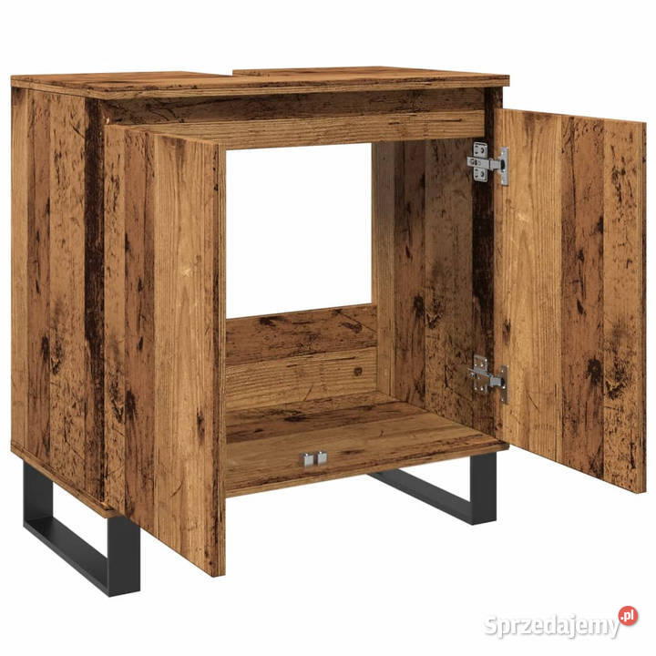 Szafka łazienkowa stare drewno 58x33x60 WM857220 Warszawa