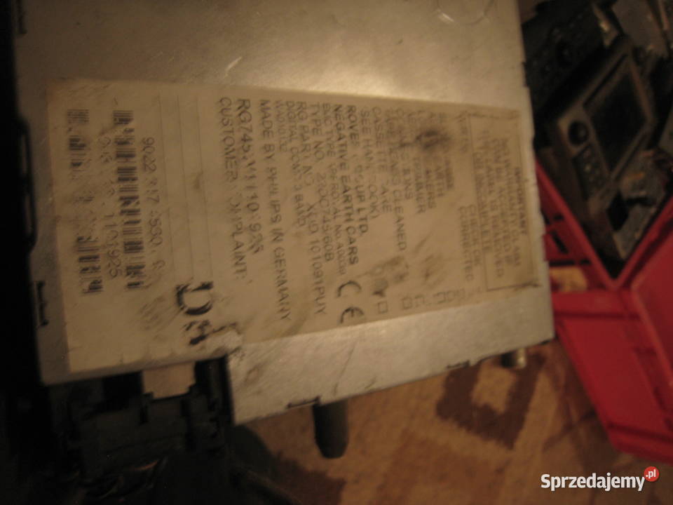 Radio Oryginalne Rover 75 kaseta MG ZT 8 Fabryczne małopolskie Kraków