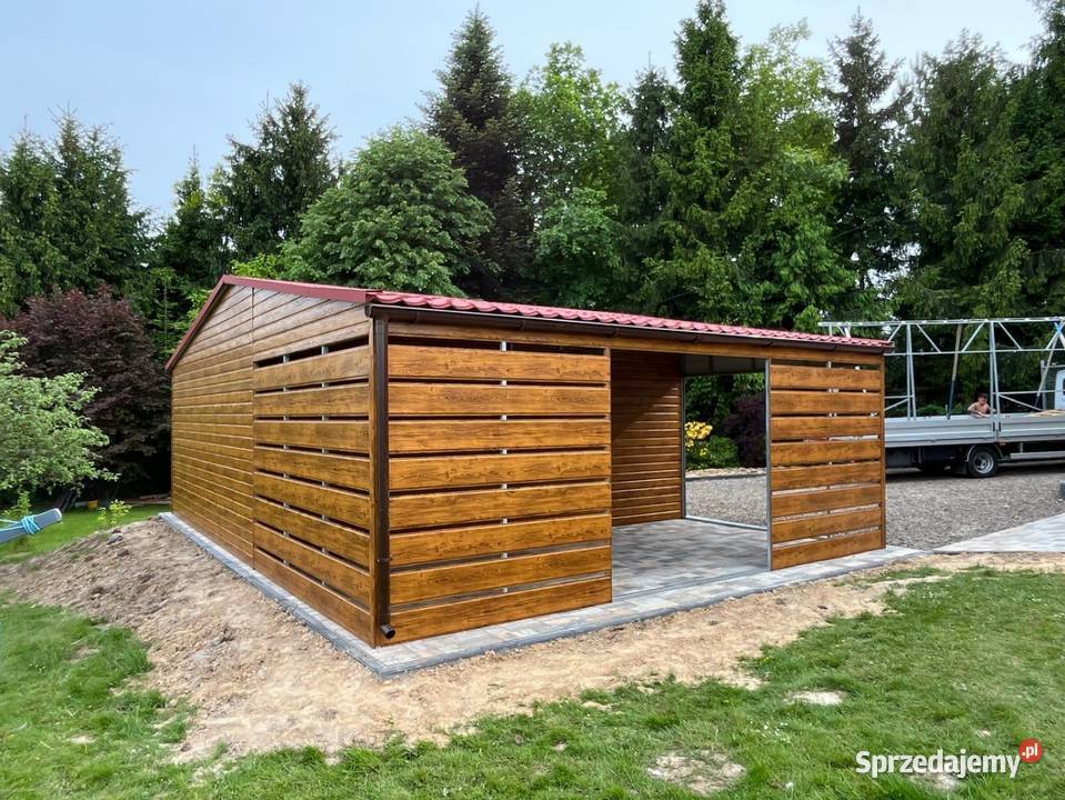 Garaż 5x6 wiata ażurowa 3x6 sprzedam