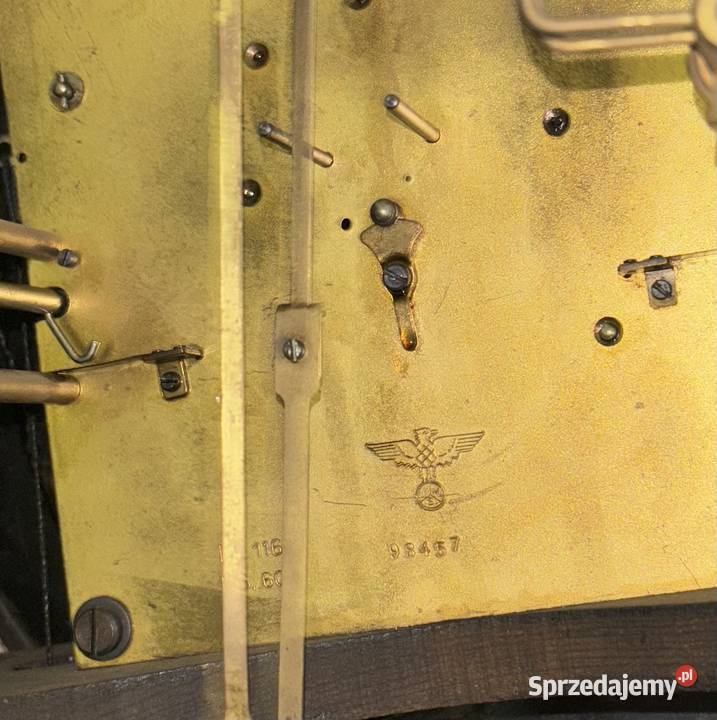 Stary niemiecki zegar z PRL Proszowice