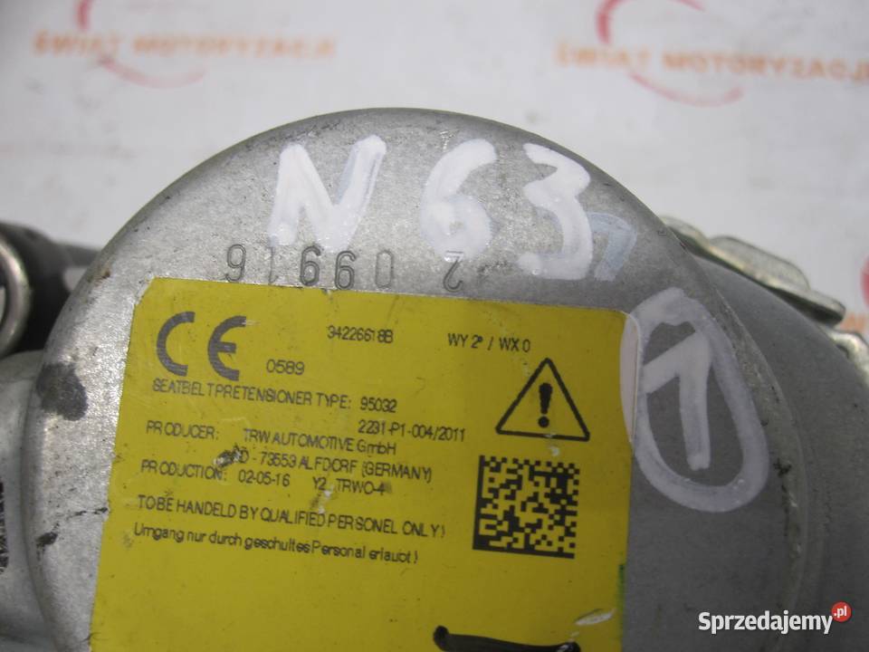 OPEL VIVARO B 16r pas bezpieczeństwa lewy świętokrzyskie Kielce sprzedam