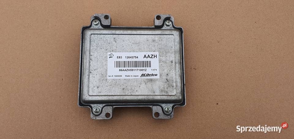 OPEL STEROWNIK SILNIKA 12643754 AAZH Układ elektryczny lubuskie Trzciel