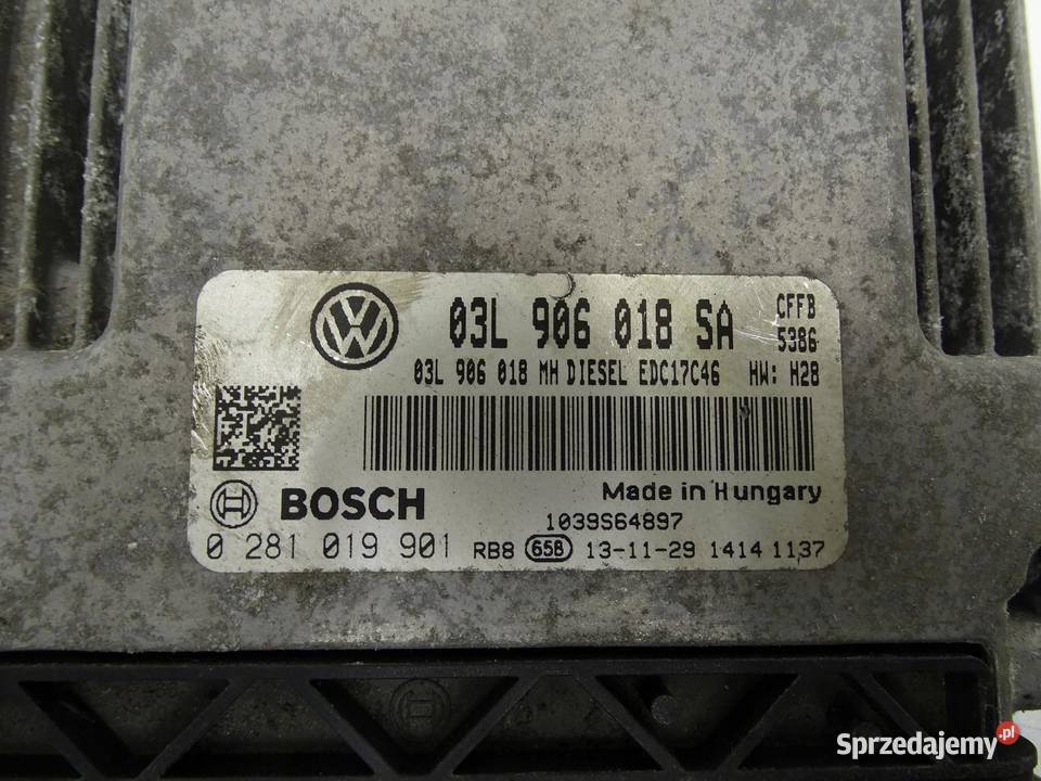 KOMPUTER STEROWNIK SILNIKA 03L906018SA 20 TDI sprzedam