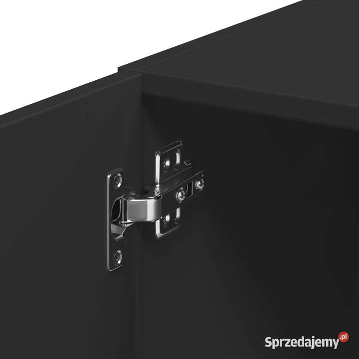 Szafka wisząca czarna 70x425x40 materiał Warszawa