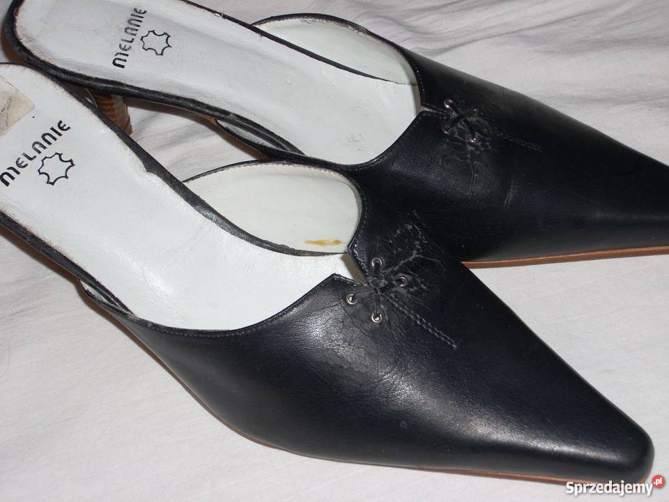 SKÓRZANE klapki buty J NOWE 385 39 Nowy Sącz