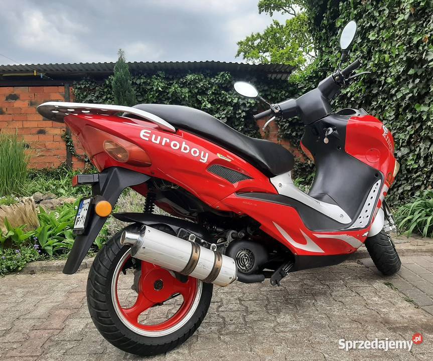 Duży ładny skuter Kingway Euroboy 50ccm 2t 2008r wielkopolskie