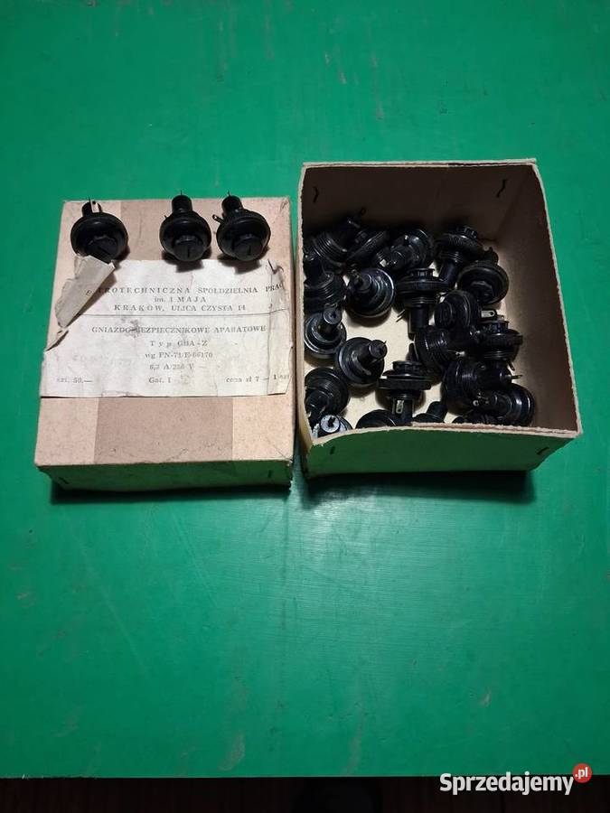 Bezpiecznik oprawka sp7 junak prl Pozostałe Poraj