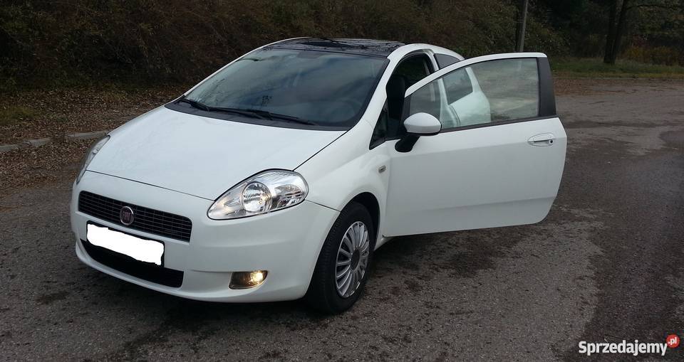 Fiat Punto Grande Punto Hatchback 3d 14 16V 95 Rok produkcji 2008 Chełm Śląski
