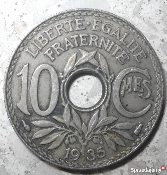 FRANCJA10 CENTIMES1935 rCOPPERNICKEL Legionowo sprzedam