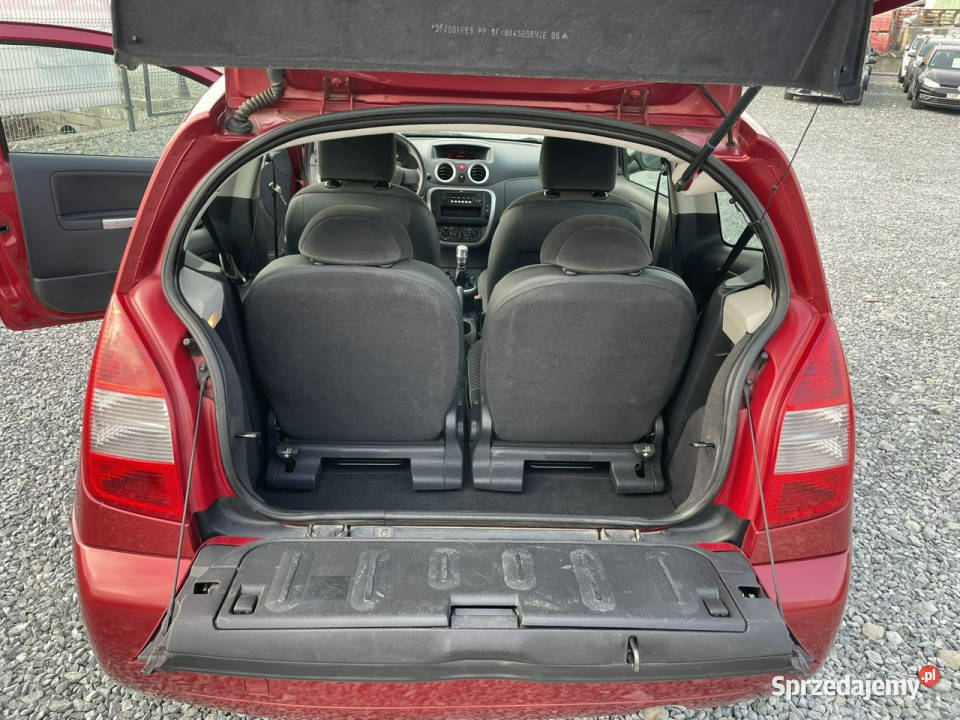 Citroen C2 11 60 2009r klima bagażnik na rowery bordowy Wojkowice