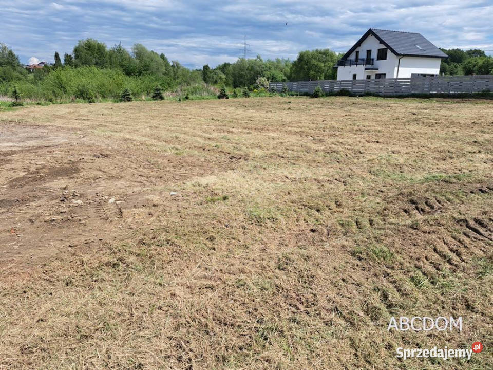 Kraków działka budowlana z mediamiurocze miejsce asfalt Sprzedaż