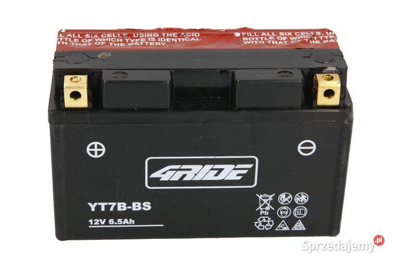 Akumulator motocyklowy 4 RIDE YT7BBS 12V 6Ah 85A Wrocław