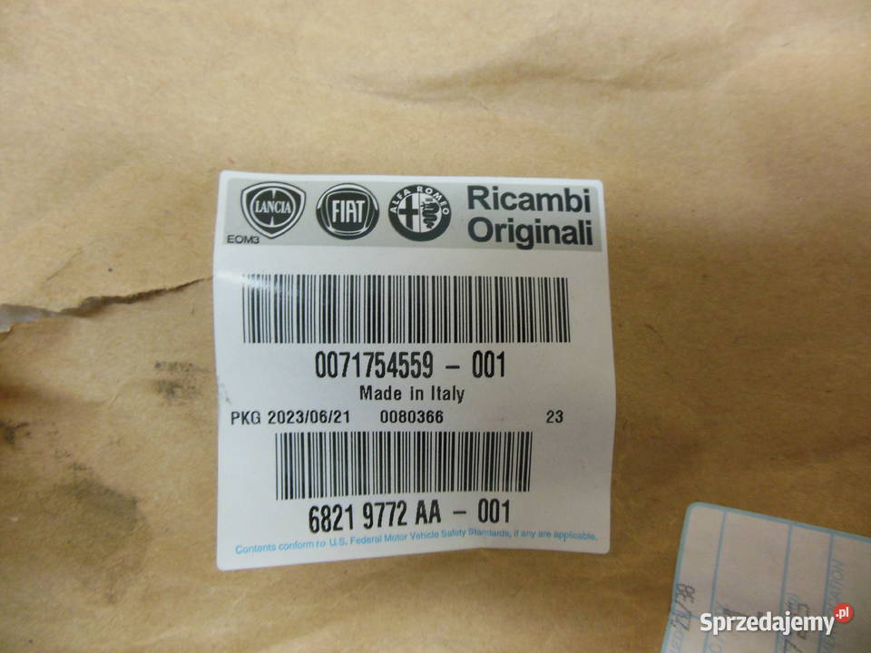 OE FIAT ROZRZĄD ALFA ROMEO GIULIETTA 14TB osobowe Kozy