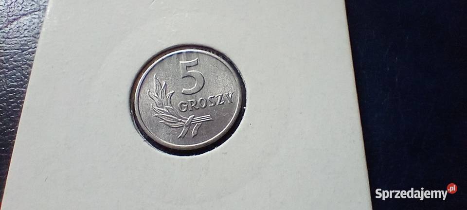 Stare monety 5 groszy 1968 skrętka Polska PRL podkarpackie Lesko