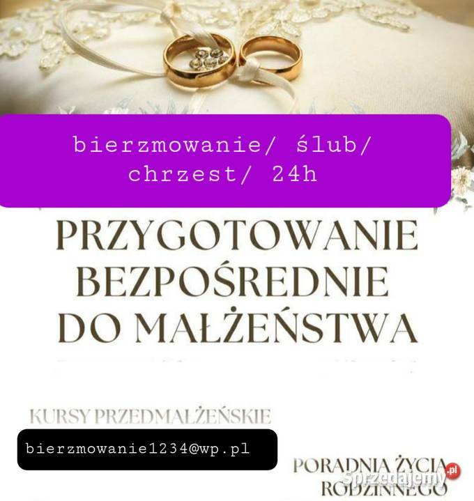 Nauki przedmałżeńskie z poradnią rodzinną Warszawa