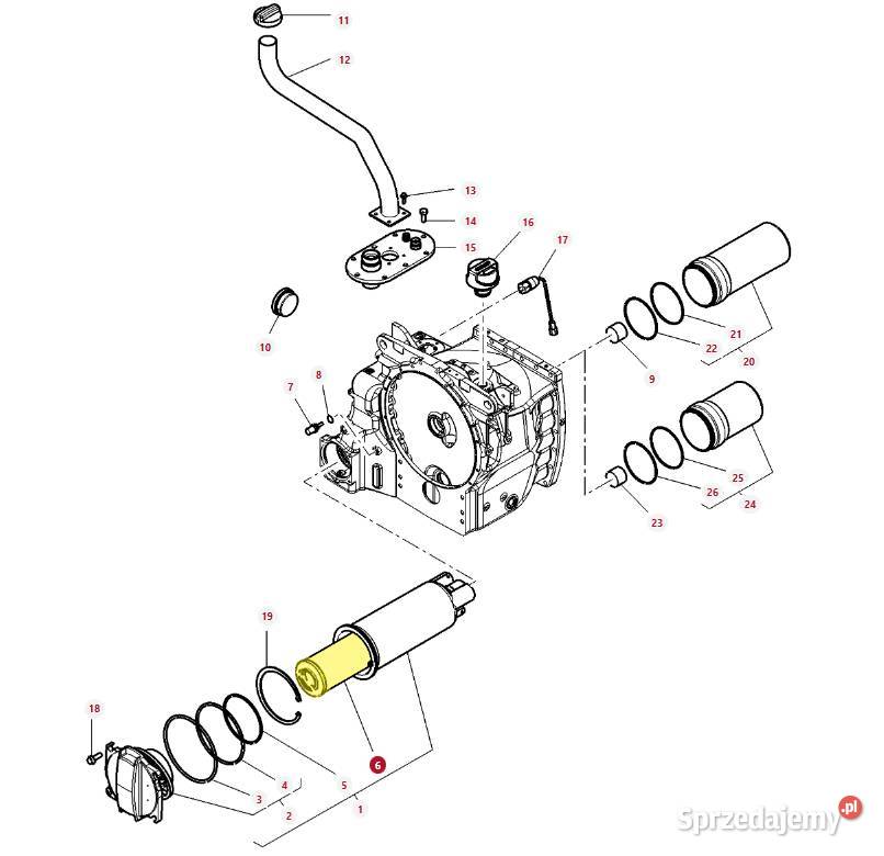 Filtr oleju hydrauliki Massey Ferguson Valtra podlaskie Białystok
