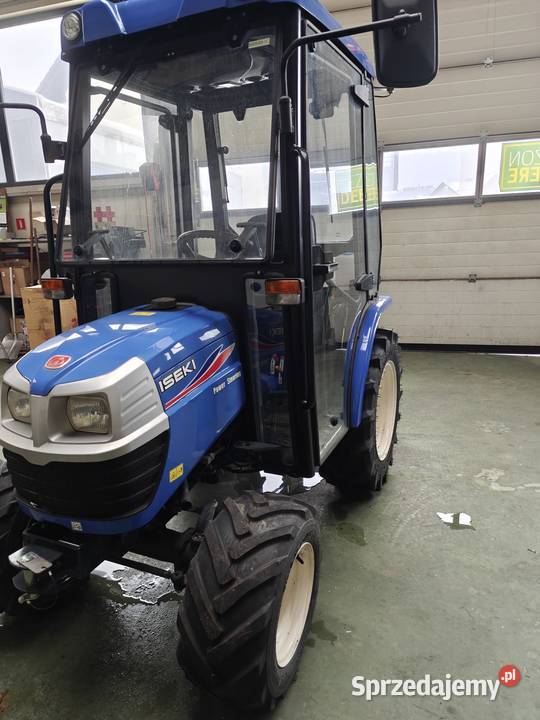 Iseki TM3187 z kabiną 4x4 1718 idealny do sadu Miszewo