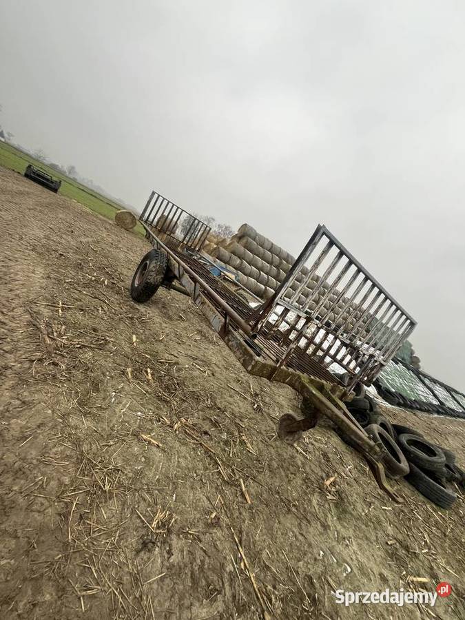 Lawetaplatforma przyczepa do bel słomy Aleksandrów Kujawski sprzedam