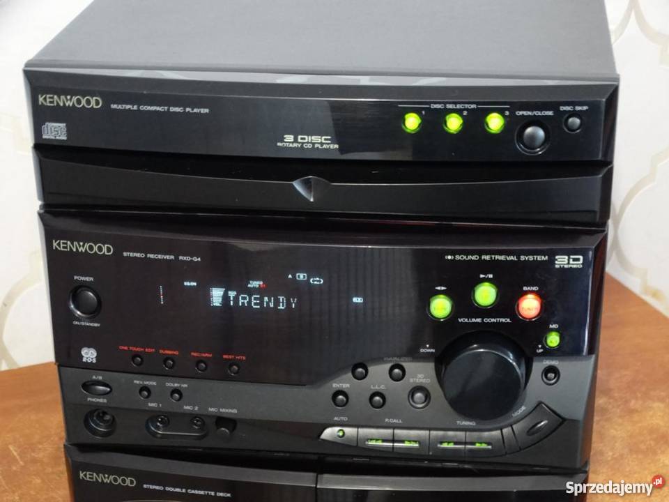 Wieża Kenwood RXDG4 AUX mocna 150 wat WYSYŁKA Jasło