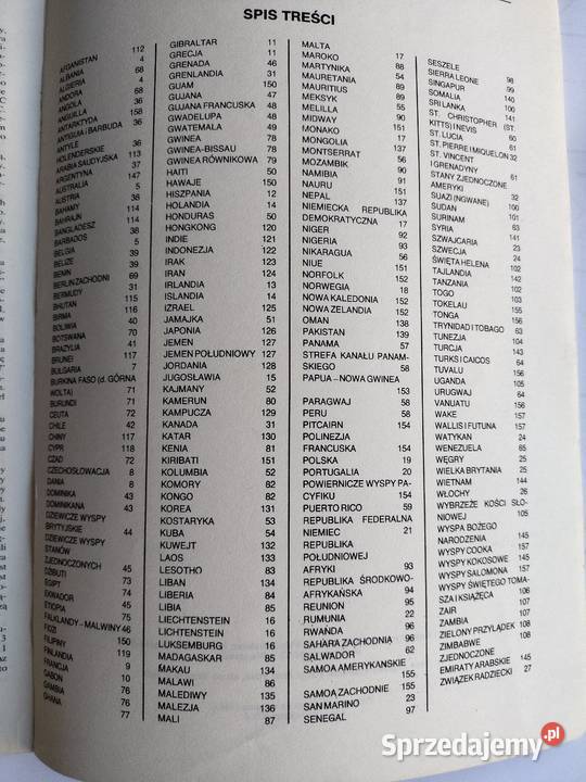 Polityczny Atlas Świata z 1987 Nowe Czasy miękka pomorskie
