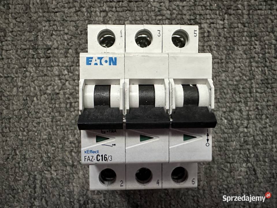 Wyłącznik nadprądowy FAZC163 Eaton 278873 Łódź sprzedam