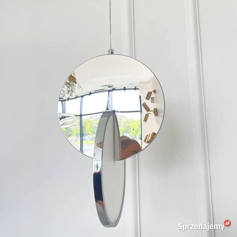Żyrandol srebrny nowoczesny lampa wisząca do Warszawa