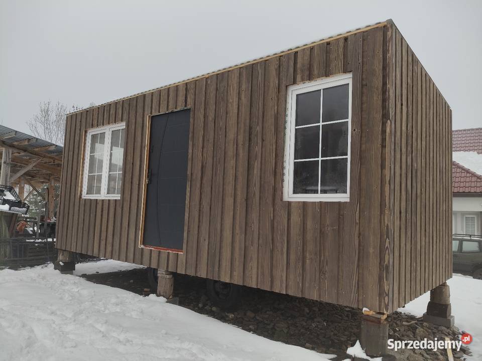 Domek mobilny letniskowy modułowy Tiny house Mszana Dolna