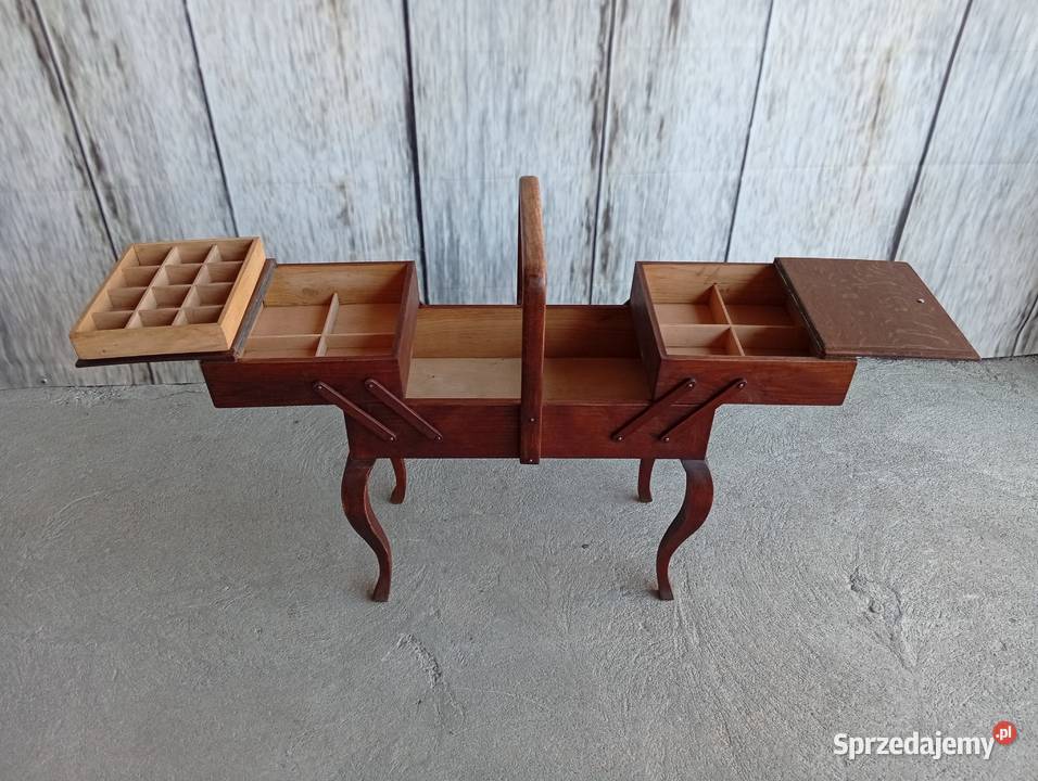 drewniany niciak przybornik 463