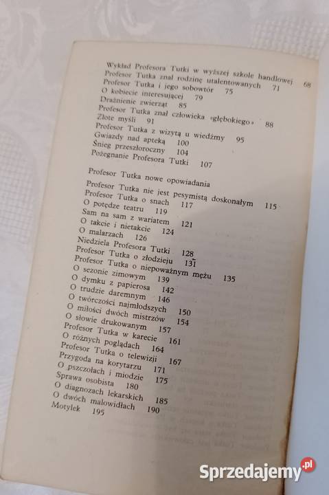 Książka PROFESOR TUTKA Jerzy Szaniawski Proza i poezja