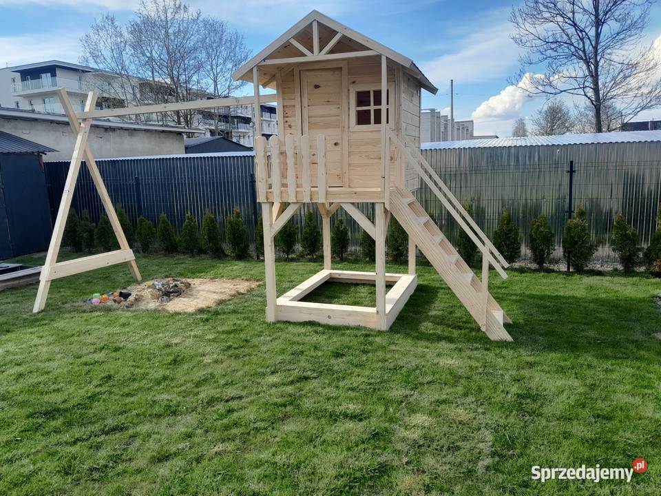 Domek drewniany plac zabaw podkarpackie Straszęcin