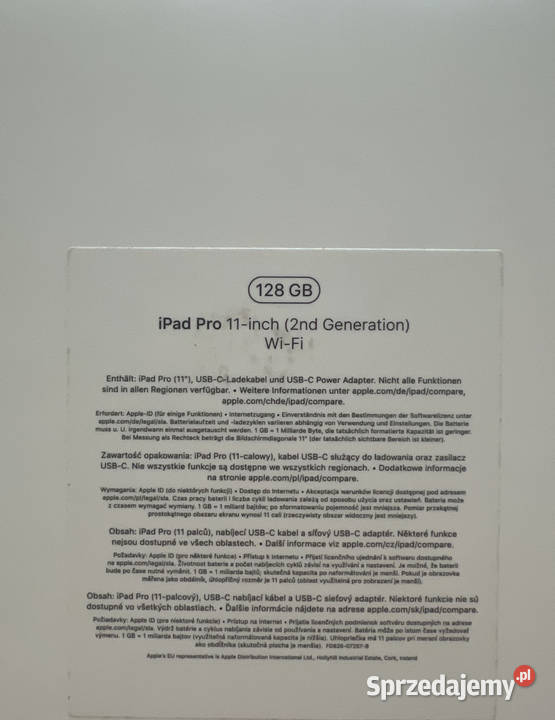 IPad Pro 11 2 gen 128GB Warszawa sprzedam