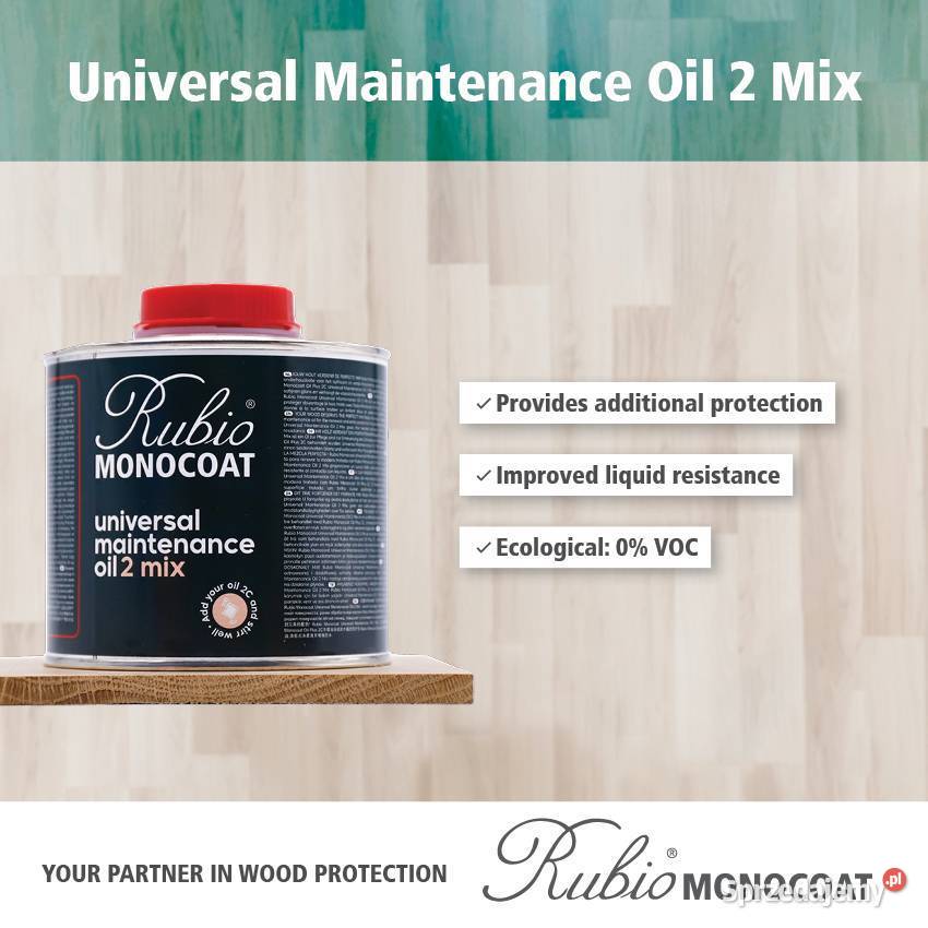Rubio Monocoat Maintenance Oil 2 Mix Olej Kraków sprzedam