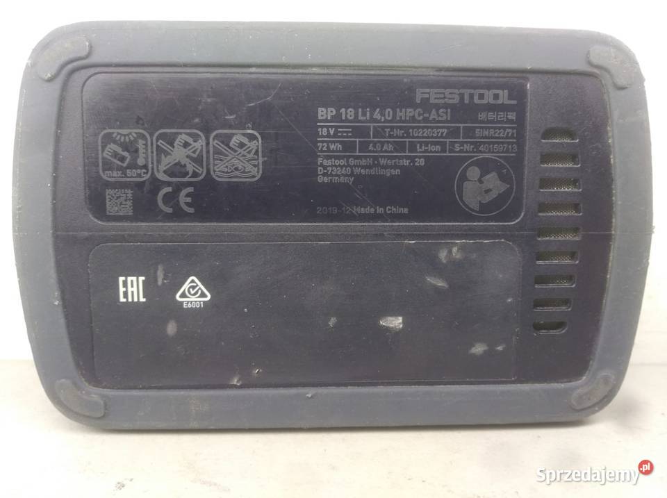 Akumulator LiIon Festool 18V 40Ah bluetooth Wiertarki i wkrętarki Rakoniewice