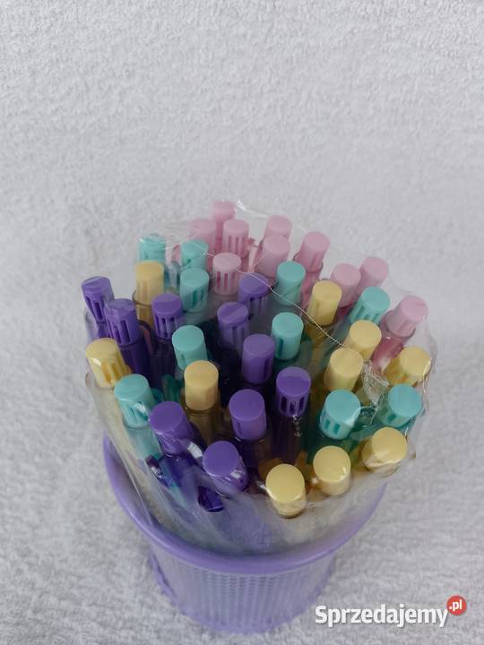 Zestaw 40 długopisów organizer wielokolorowe mazowieckie Garwolin